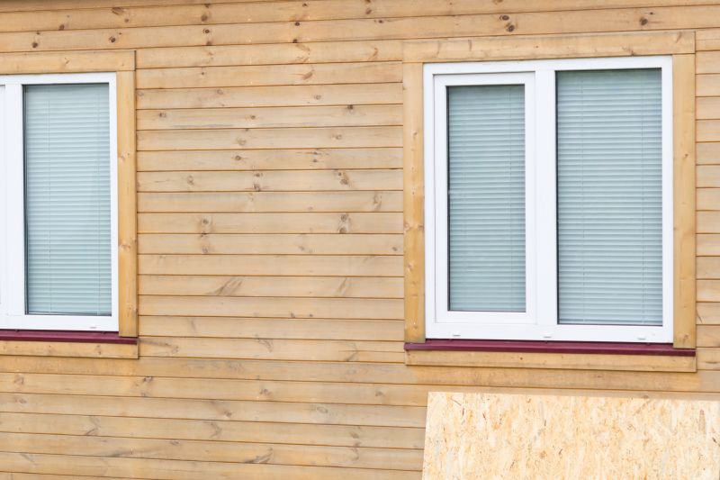 Faux Wood Siding Installation